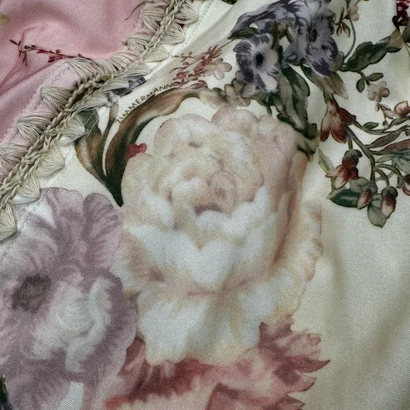 🆕 ZIMMERMANN 🧿 NWT Waverly Keyhole Crochet One Piece Swimsuit, Pink - Sz 3 - 8 - Picture 13 of 16